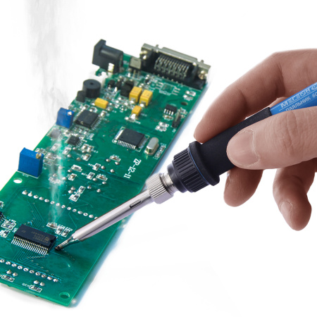 Паяльник с механическим регулятором температуры МЕГЕОН 00160 купить по низкой цене | МАКСПРОФИТ