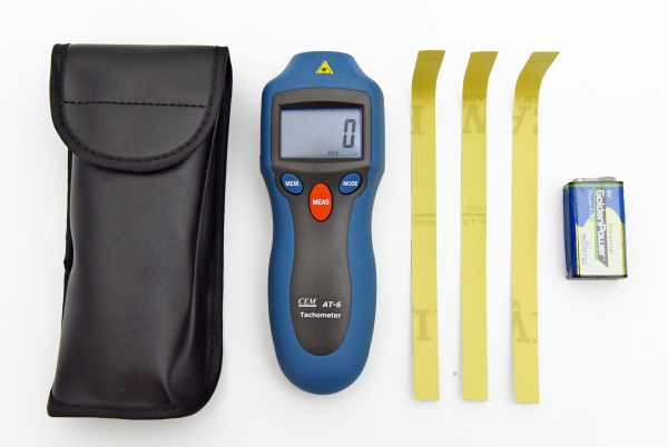 Цифровой лазерный фототахометр CEM AT-6 купить по низкой цене | МАКСПРОФИТ