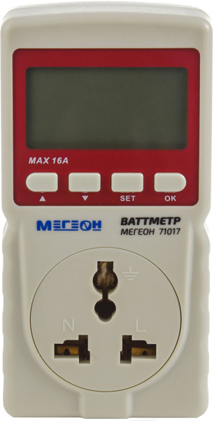Ваттметр МЕГЕОН 71017 купить по низкой цене | МАКСПРОФИТ
