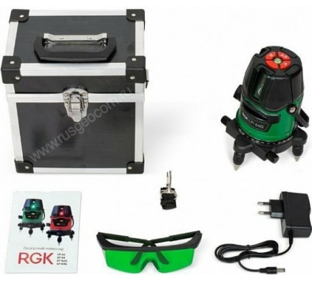 Лазерный построитель плоскостей RGK LP-64G купить по низкой цене | МАКСПРОФИТ